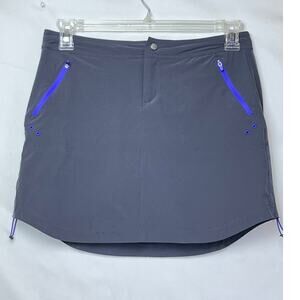 Title Nine Women 4 Gray Athleisure  Pickleball Hiking Walking Summer Skort